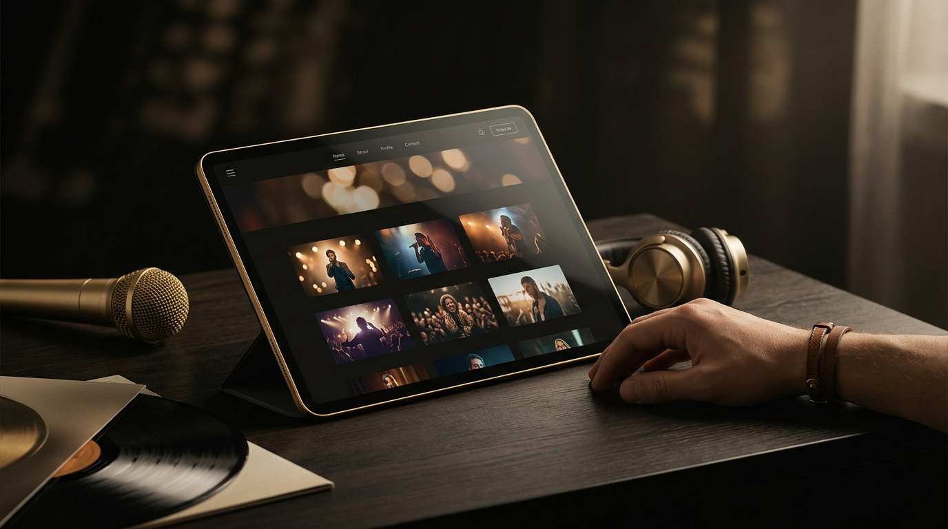 Music Label Websites: How to Present Artists Effectively
